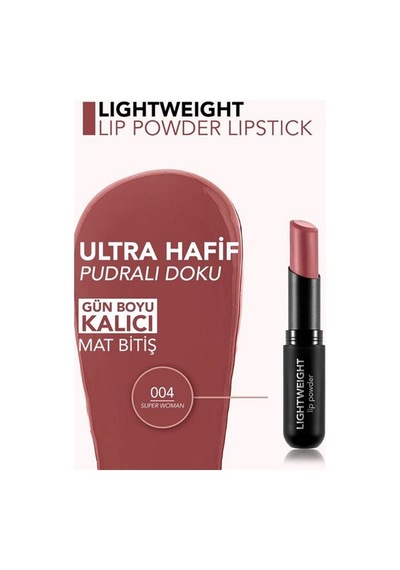 Flormar Lightweight Lip Powder 004 Super Women 01
