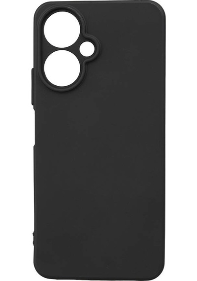 Noktaks - Xiaomi Poco M6 5g Uyumlu - Kılıf Mat Soft Esnek Biye Silikon - Siyah