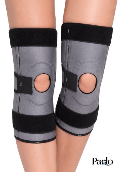 Ligament Ve Patella Destekli Dizlik 1 Çift Ayarlanabilir Spiral Balenli Ortopedik Diz Desteği