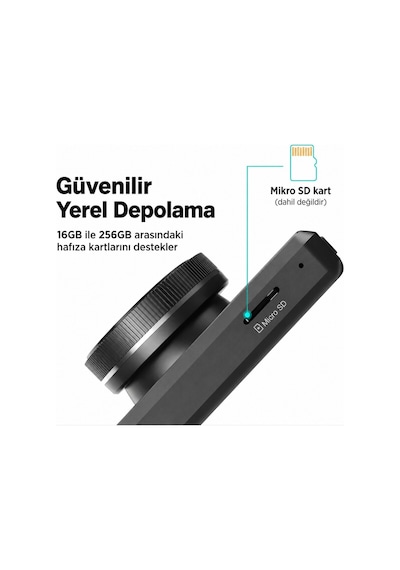 360+ Botslab G500H Pro ADAS Ön 3K QHD -Arka 1080P FHD 150° Açı WiFi+GPS Gece Görüşlü Araç İçi Kamera
