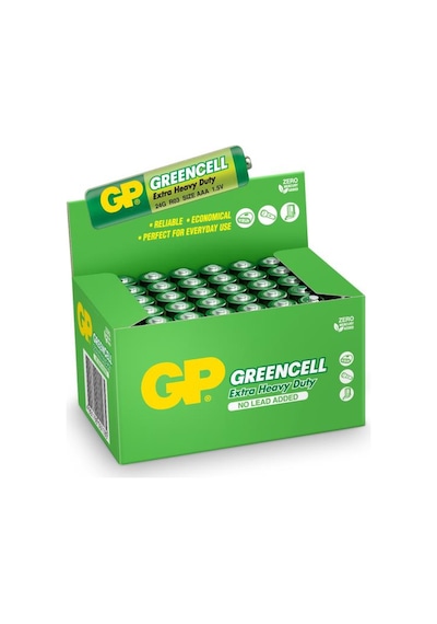 Gp Greencell R03 AAA Boy Çinko İnce Kalem Pil 40'lı Paket GP24G-2S2