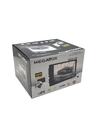 Megavox Mgx-703 Android Tek Dın 7 İnç 2+32gb Bt/usb/gps/radyo/ıps Ekran/geri Görüş Kamerası