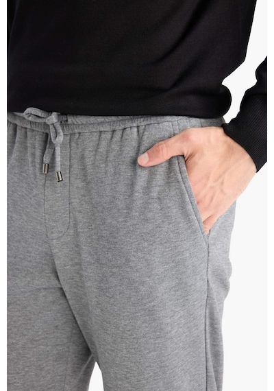 Defacto Jogger Fit Kısa Paça Penye Pantolon F0412ax25wngr370 Gri