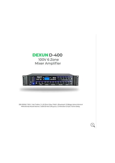 Dexun D-400 Zonlu Anfi