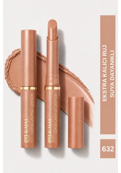 Uzun Süre Kalıcı Ruj & Long Lasting Lipstick No: 632 Pembe