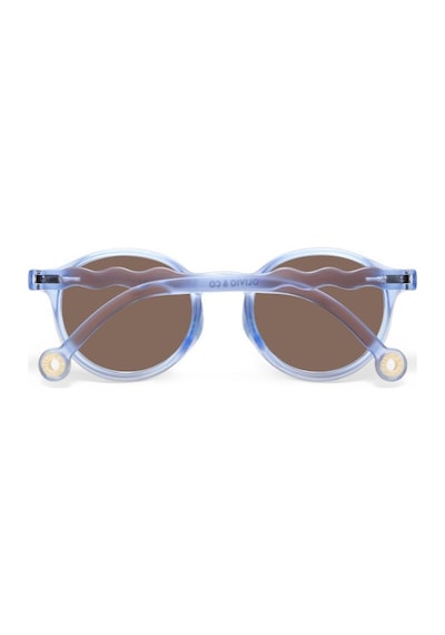 Olivio&co Classic Oval Çocuk Güneş Gözlüğü - Blueberry Açık Gri