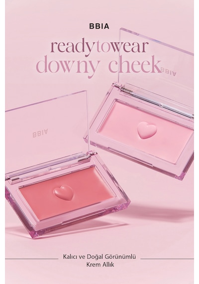 Kalıcı Ve Doğal Görünümlü Krem Allık Bbıa Ready To Wear Downy Cheek Diğer