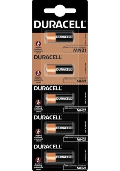 Duracell MN21 Araç Kumanda Pili Kartela 5'li