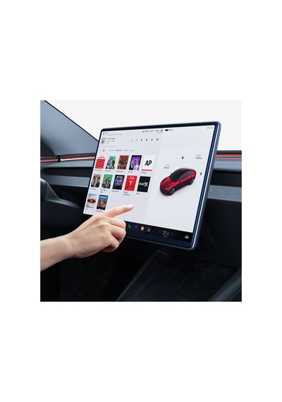 Tesla Y Juniper 2025 Uyumlu Multimedya Ekran Koruyucu