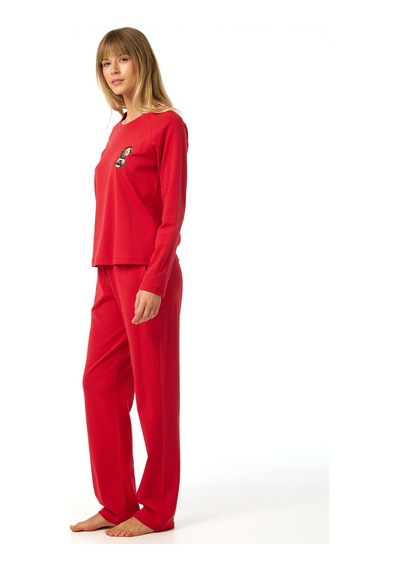Blackspade Kadın Pijama Takımı 52259 - Kırmızı