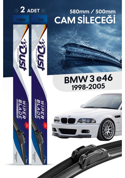 Bmw 3 Serisi E46 Sedan Silecek Takımı 1998-2005 Uyumlu 580mm/500mm