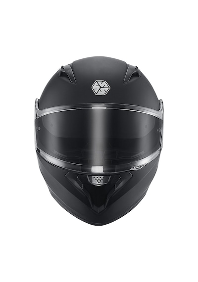 Motosiklet Çene Açılır Kask Güneş Vizörlü Ce Motor Kaskı Mat Black Edition Siyah