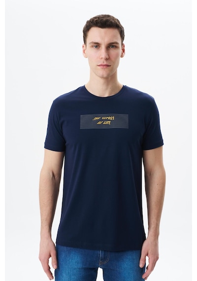 AR-MA Arma Erkek Regular Fit Baskılı Süprem Bisiklet Yaka Tişört Y29344453402 Lacivert