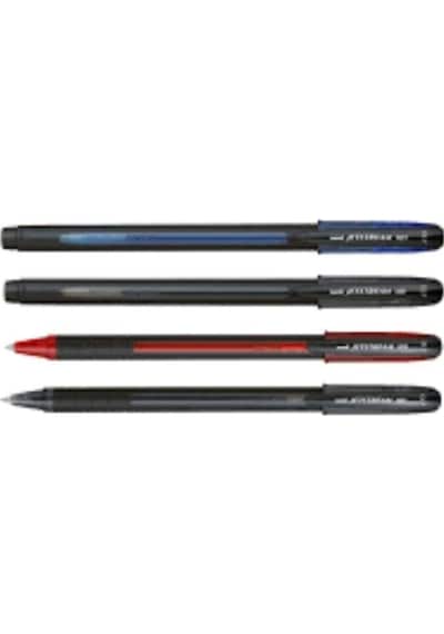 Uni Ball Jetstream 101 0.7 Hızlı Yazı Kalemi Siyah 12'li Paket Çok Renkli
