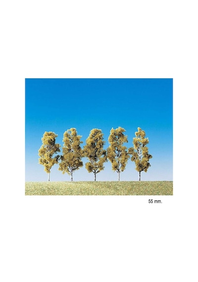 Faller 181486 Huş Ağaçları, 5 Adet-54486