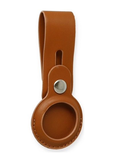 Thekey Airtag Taba Askılı Deri Kılıf