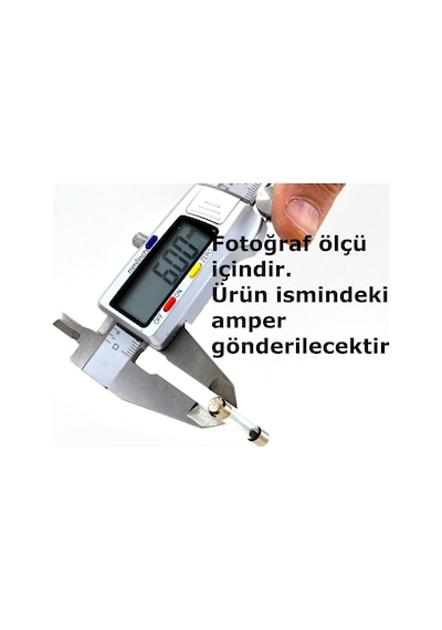 Motoraid 25 Amper 30mm Büyük Cam Sigorta 100 Adet