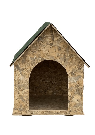 Reyo Köpek Kulübesi Büyük Boy Osb Xl Yeşil Çatılı 100x100x78 Cm Mld0dog08