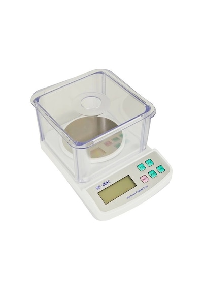 Diamond Plus Dijital Göstergeli Plastik Fanuslu Hassas Terazi Sf-400c 500 Gr-0.01 Lisinya