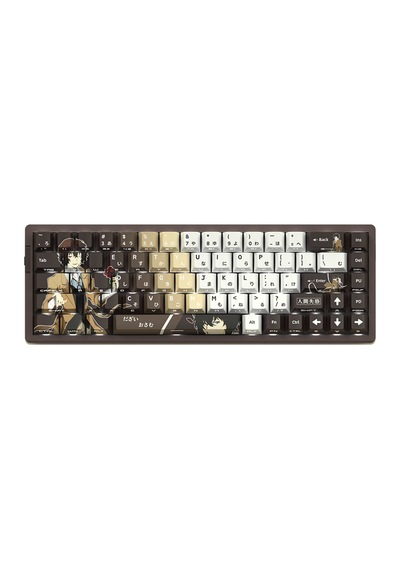 74 Tuş  Yan Baskılı Termal Süblimasyon Pbt Manyetik-mekanik Uyumlu Klavye Tuşları Klavye Keycaps