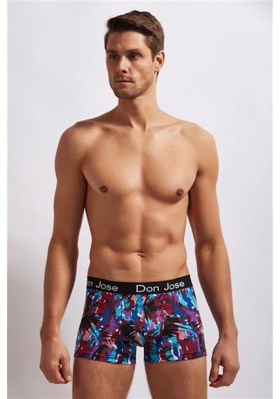 Josejuan 6'Lı Erkek Boxer Baskılı Koton Likralı 54502 - Xl