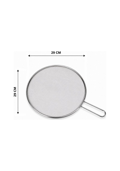 İbico İ22-425 Tel Yağ Sıçratmaz 29cm Sap 17cm Krom Saplı Metal Çerçeve Lux - 12'li Paket Diğer