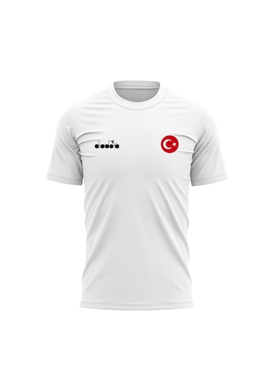 Diadora Bergamo Milli Takım Antrenman Tişört Beyaz