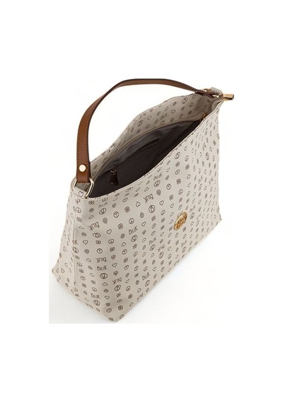 Bilik Deri Monogram Bej/taba Kadın Omuz Çantası Nv 1003-mn 001