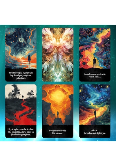 Yüksek Benliğinizden Mesajlar Tarot Kehanet Destesi / 90 Kart