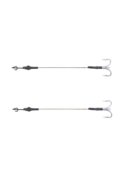 Balzer 13936 Silikon Yemler İçin Çelik Telli Rigs 7cm 2'li Paket 50-300gr Zokalar İçin