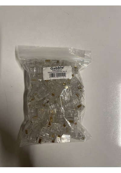 Ez Rj45 Geçmeli Cat 6 Konnektör 1 Paket 100 Lü