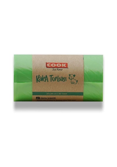 Kaka Torbası, 30 Yaprak, Elma Kokulu, Yeşil