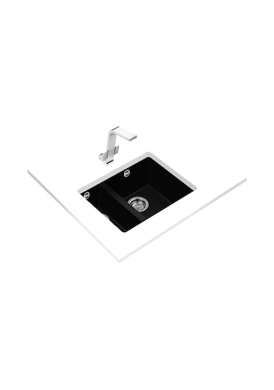 Teka Square 560 Tg Blackteka Square 560 Tg Çift Hazneli Tezgahaltı Tegranite Eviye - Siyah - 115260029