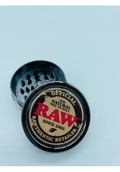 Raw Metal 2parça Tutun Öğütücü Grinder 50 MM