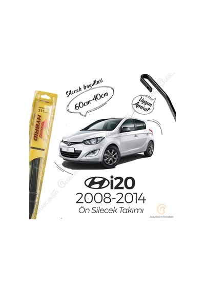 Hyundai İ20 Silecek Takımı 2008-2014 İnwells  Hibrit