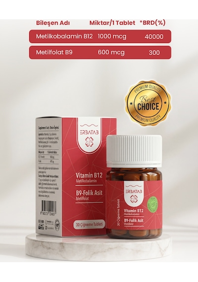 Erbatab Günlük Vitamin Paketi (Thyrobex - D3K2 - B12 - Magnezyum)