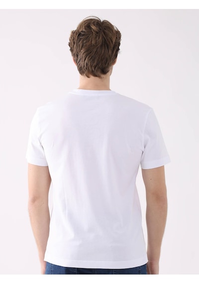 Dufy Beyaz Erkek Regular Fit O Yaka Tshirt - 94346 Beyaz