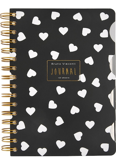 Spiralli Defter A5 4 Ayraçlı, 30 Yap. Çizgili, 30 Yap. Çizgili, 30 Yap. Noktalı, 30 Yap. Düz Desen2