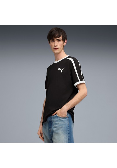 Puma T7 Ringer Erkek Siyah T-shirt 635242