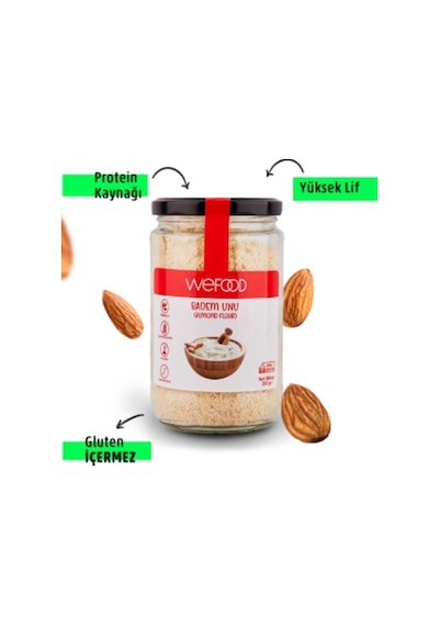 Wefood Glutensiz Badem Unu 250 gr