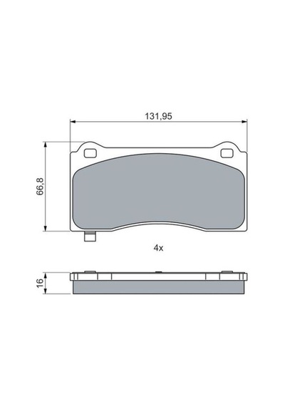 Tesla Model Y Front Brake Pad Ön Fren Balatası 03.2019 Ve Sonrası