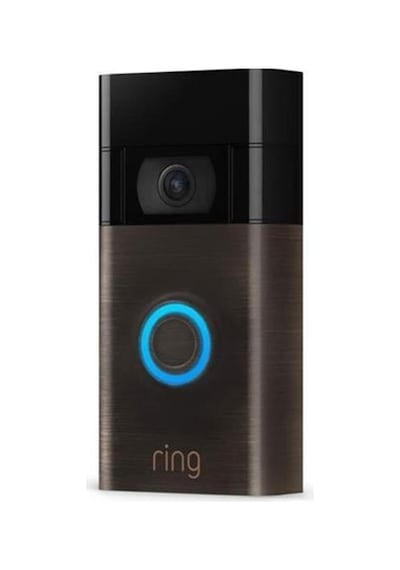 Ring Video Doorbell 1080p Akıllı Smart Görüntülü Kapı Zili Siyah
