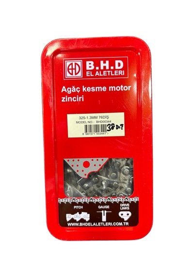 Bhd Ağaç Kesme Motor Zinciri / Köşeli 38 Diş