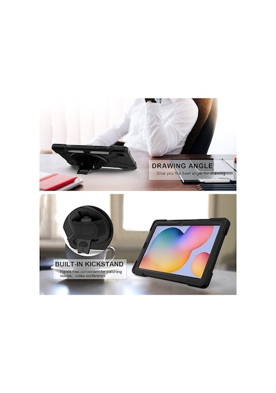 Galaxy Uyumlu Tab S6 Lite P610-P615- P617 Kılıf Kalem Yerli 3 Katmanlı (466220969)