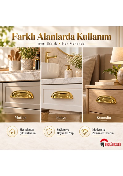 Haskan Tas Kulp Altın 96 Mm