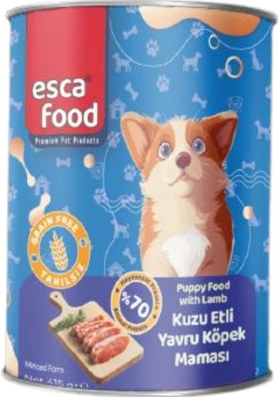 Esca Food Kuzu Etli Yavru Köpek Konserve Maması 415gr