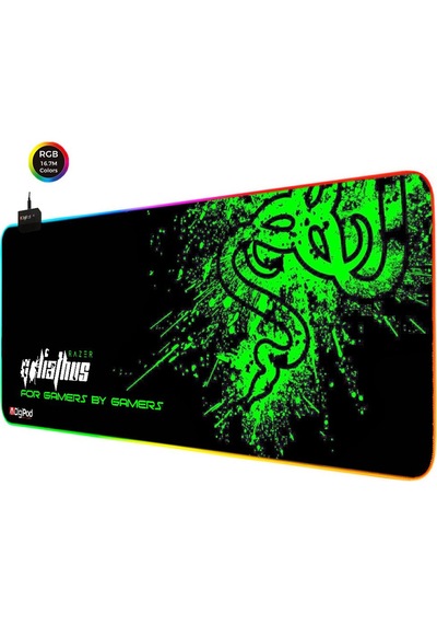 Digipod Gaming Oyuncu Mousepad Rgb Gaming Oyuncu Pad Kaymaz Taban 70 X 30 4mm Kalınlık 006