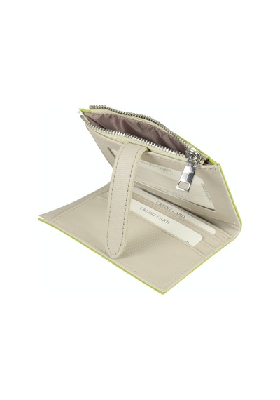 Ollbag 2056 Suni Deri Kadın Cüzdan Yeşil-yesil Çok Renkli