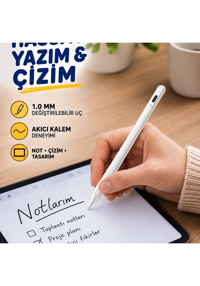 Eğim Sensörlü Dijital Kalem Yüksek Hassasiyetli 1,0 Mm Uç, Uzun Pil Ömrü Yeni Nesil