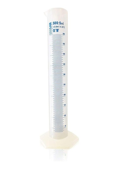 500ml Plastik Mezür Mavi Skala